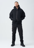 14 OZ Oversized Boxy Cropped Heavyweight Full-Zip Sweatshirt