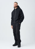 14 OZ Oversized Boxy Cropped Heavyweight Full-Zip Sweatshirt