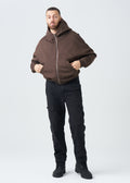 14 OZ Oversized Boxy Cropped Heavyweight Full-Zip Sweatshirt