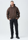 14 OZ Oversized Boxy Cropped Heavyweight Full-Zip Sweatshirt