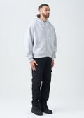 14 OZ Oversized Boxy Cropped Heavyweight Full-Zip Sweatshirt