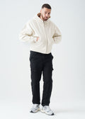 14 OZ Oversized Boxy Cropped Heavyweight Full-Zip Sweatshirt
