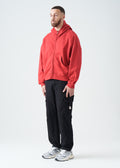 14 OZ Oversized Boxy Cropped Heavyweight Full-Zip Sweatshirt