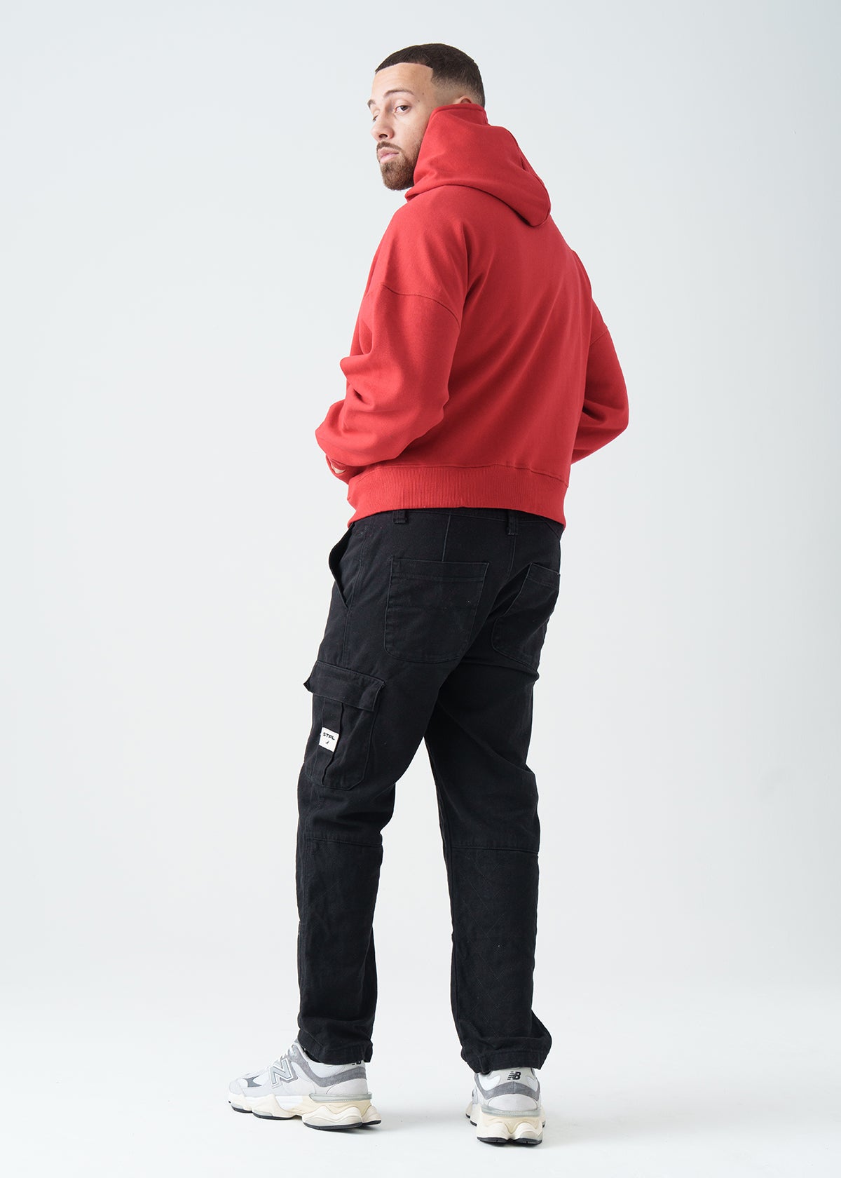 14 OZ Oversized Boxy Cropped Heavyweight Full-Zip Sweatshirt