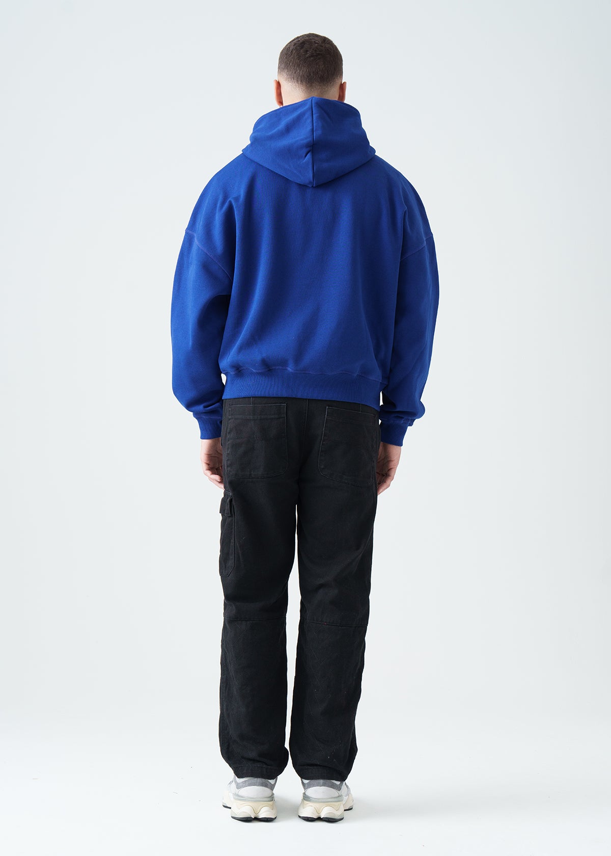 14 OZ Oversized Boxy Cropped Heavyweight Full-Zip Sweatshirt