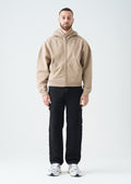 14 OZ Oversized Boxy Cropped Heavyweight Full-Zip Sweatshirt