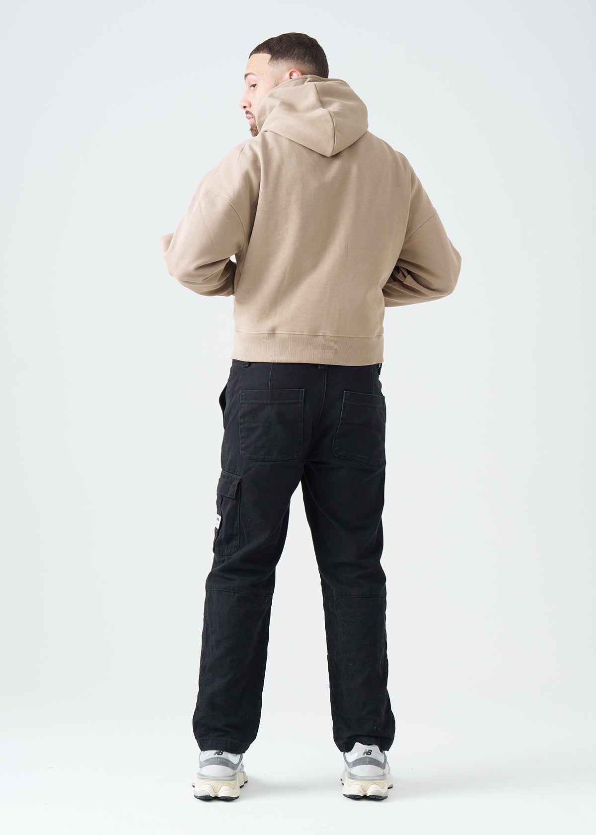 14 OZ Oversized Boxy Cropped Heavyweight Full-Zip Sweatshirt