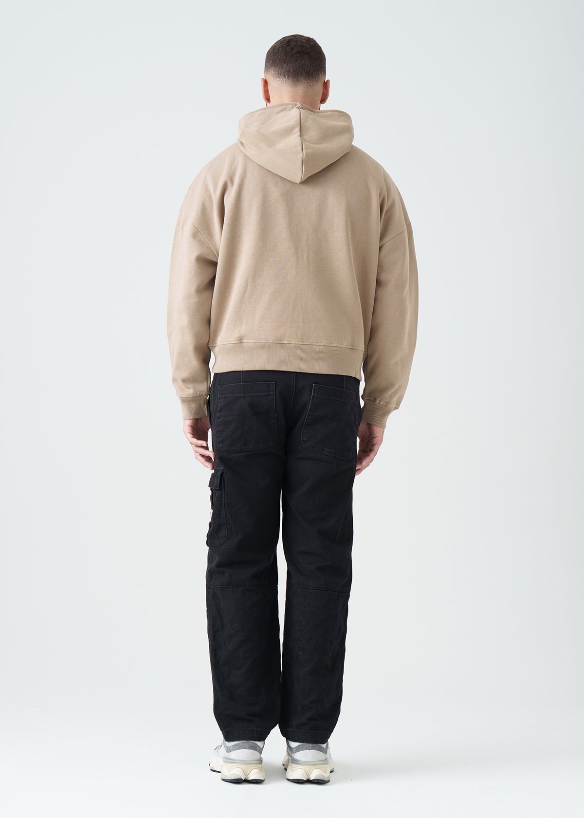 14 OZ Oversized Boxy Cropped Heavyweight Full-Zip Sweatshirt