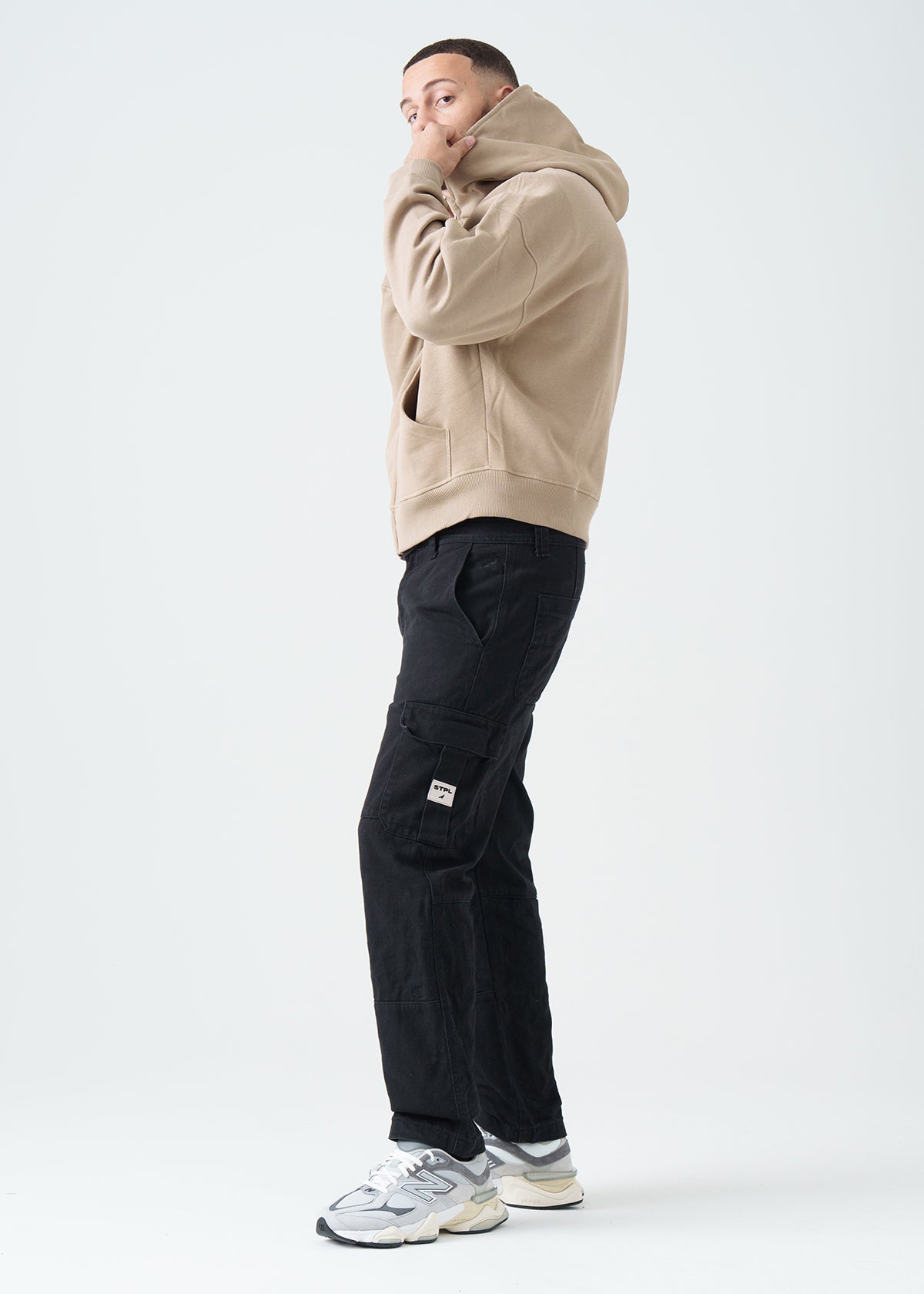 14 OZ Oversized Boxy Cropped Heavyweight Full-Zip Sweatshirt