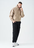 14 OZ Oversized Boxy Cropped Heavyweight Full-Zip Sweatshirt