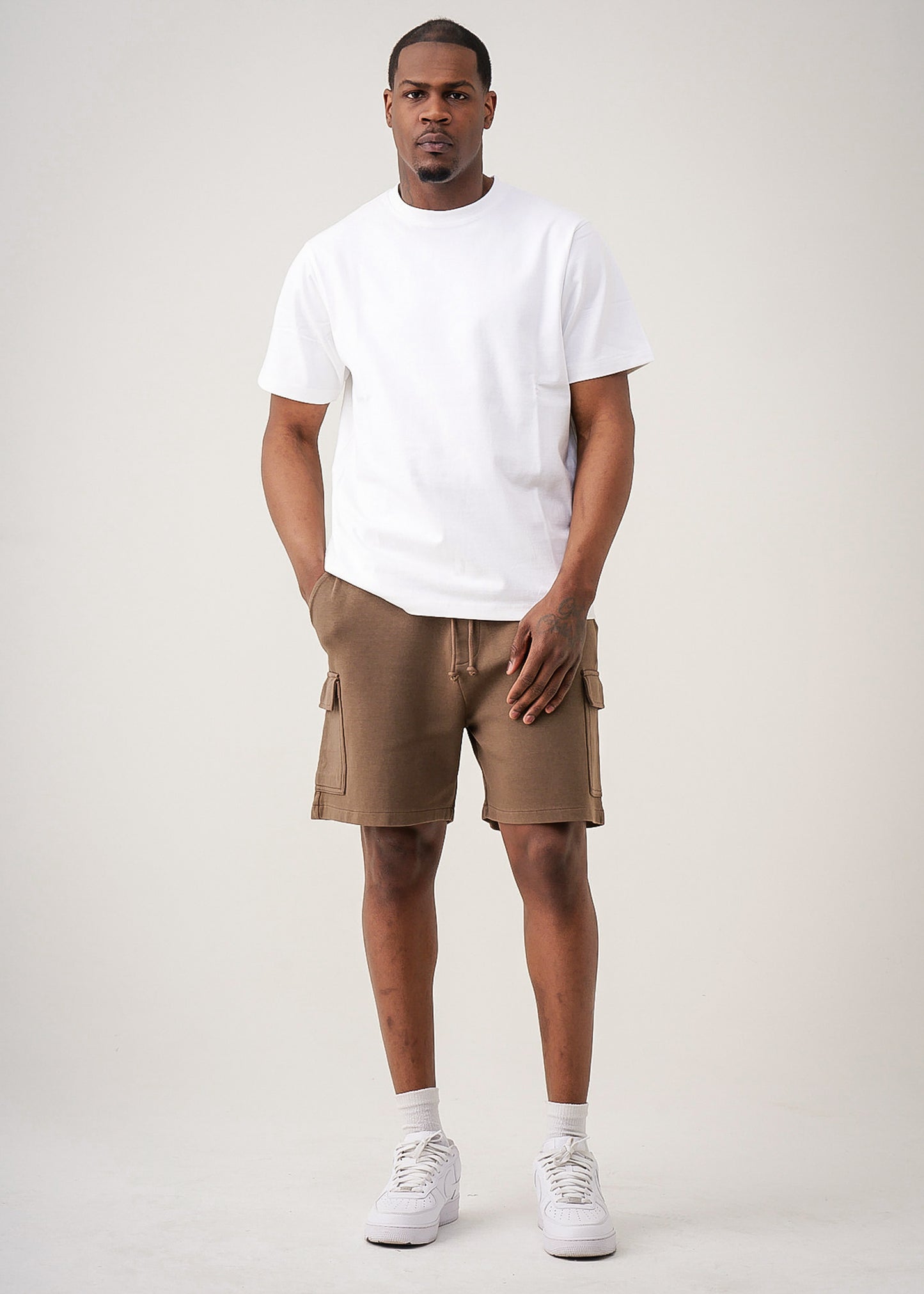 12 OZ Garment Dye Interlock Cargo Shorts