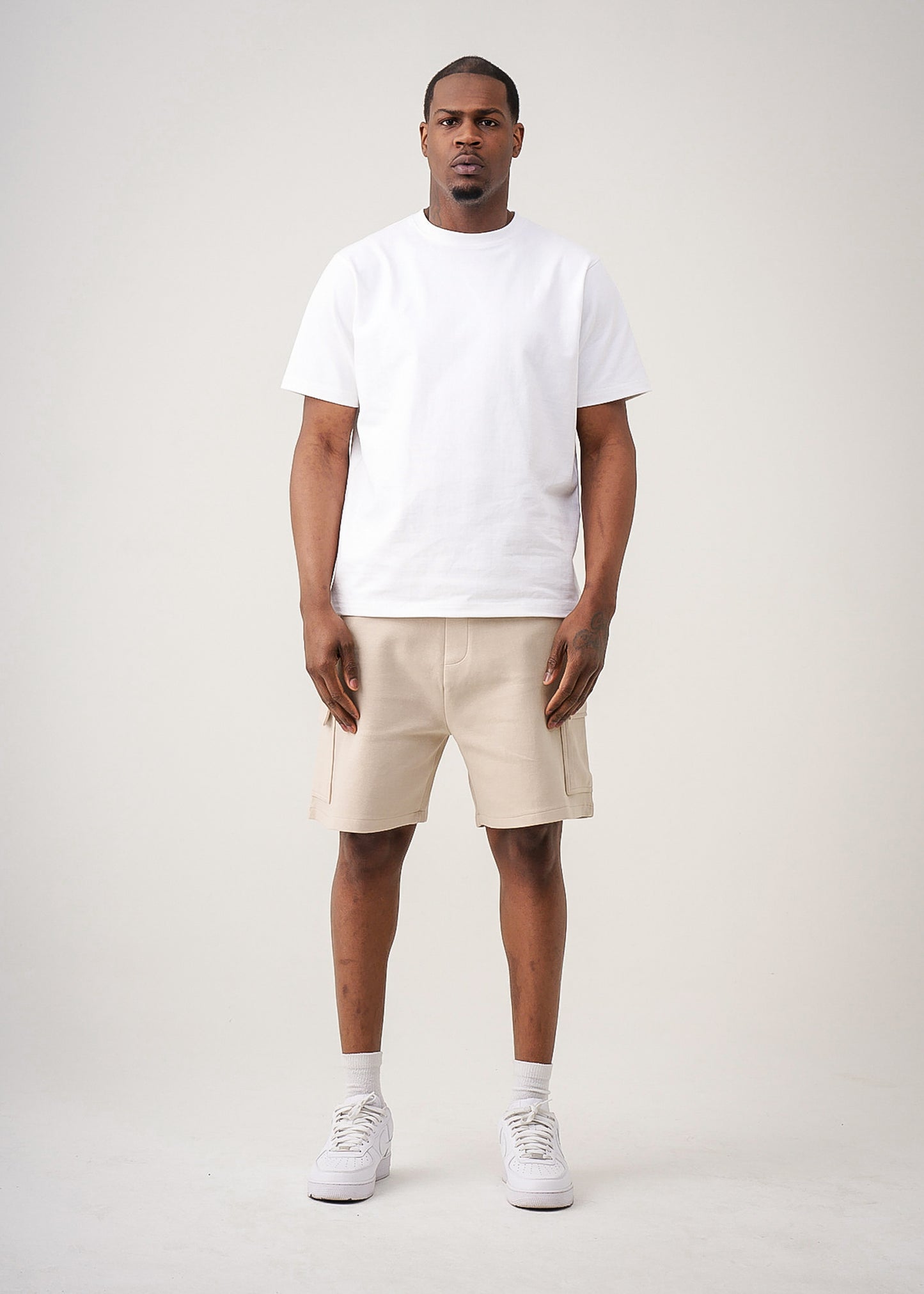 12 OZ Garment Dye Interlock Cargo Shorts