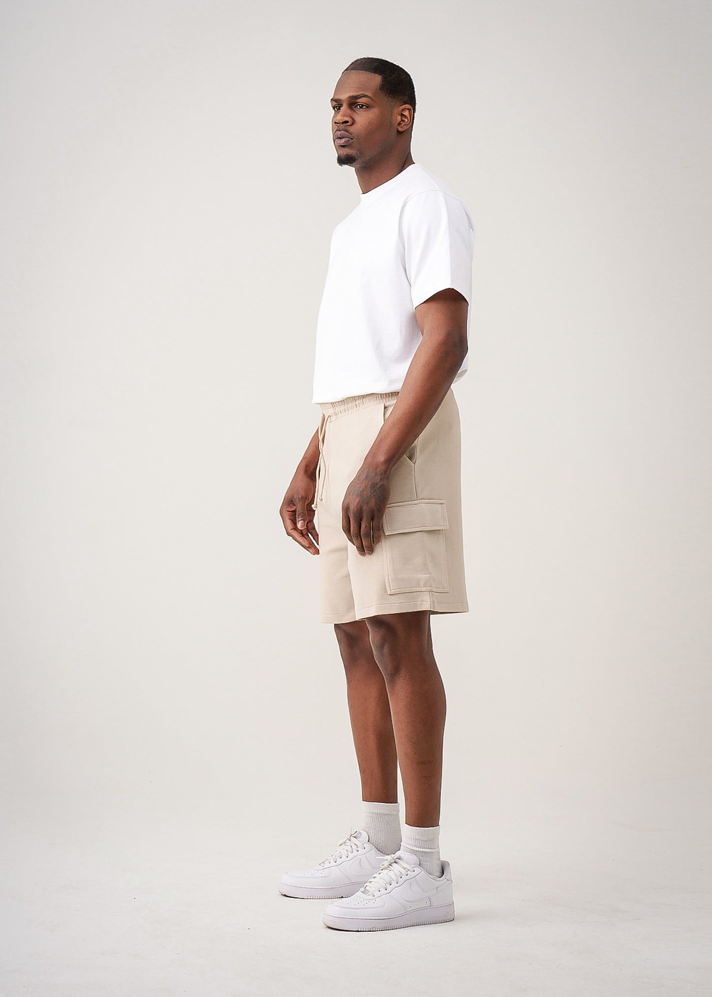 12 OZ Garment Dye Interlock Cargo Shorts