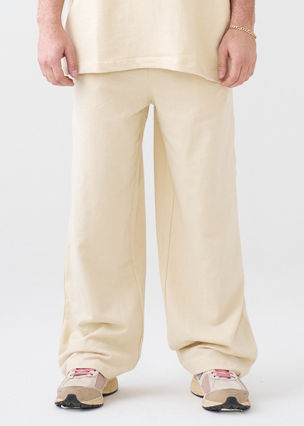 7.5 OZ Peached French Terry Oversized Open Leg Sweatpant
