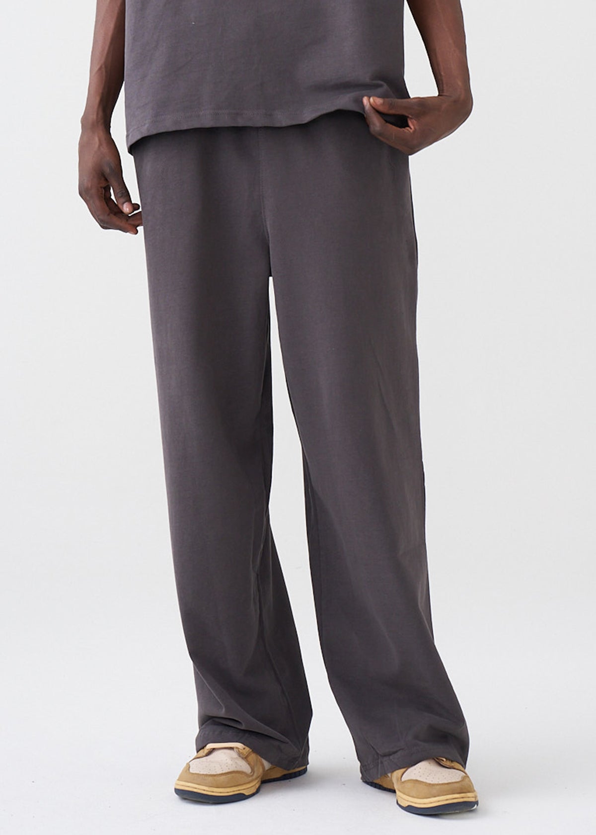 7.5 OZ Peached French Terry Oversized Open Leg Sweatpant
