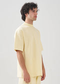 10 OZ Mock-Neck Oversized Interlock T-Shirt