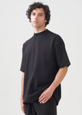 10 OZ Mock-Neck Oversized Interlock T-Shirt