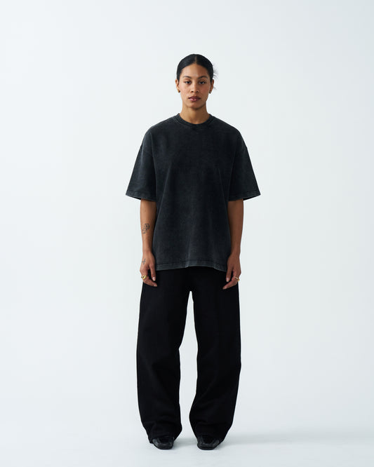 11 OZ Oversized Acid Wash French Terry Women's T-Shirt