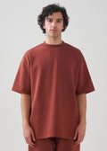 10 OZ Mock-Neck Oversized Interlock T-Shirt
