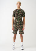 Camo T-Shirt And Short Set