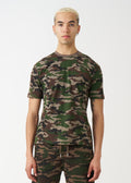 Camo Combed Cotton T-Shirt