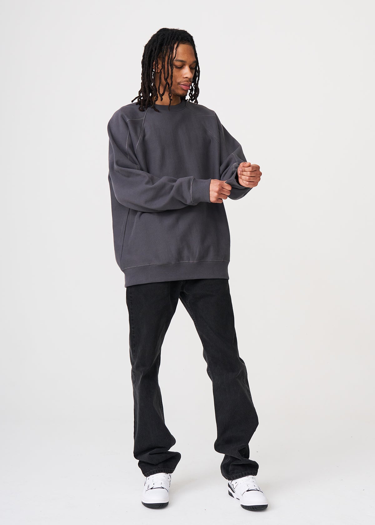 14 OZ Oversized Fleece Heavyweight Crewneck Sweatshirt