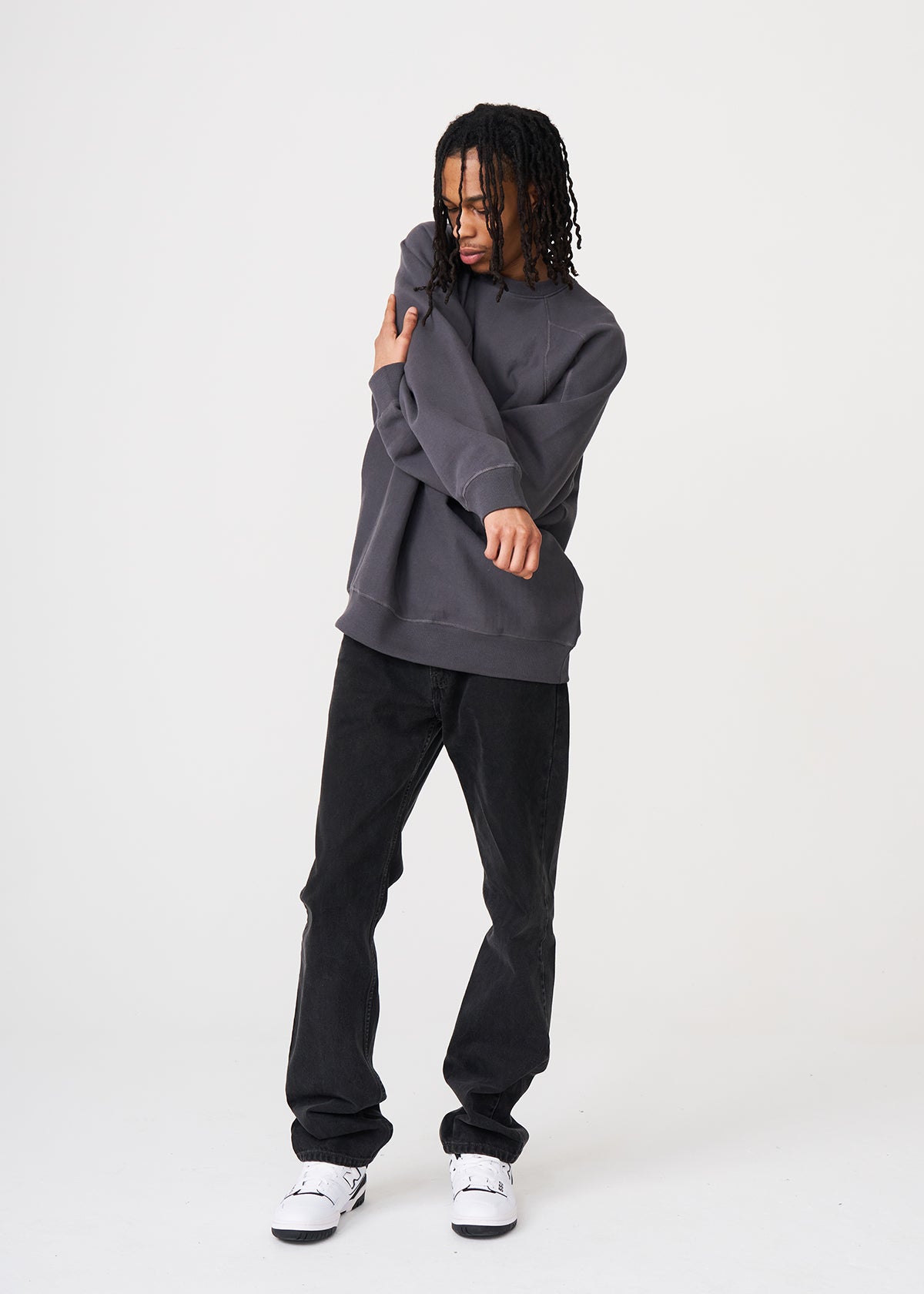 14 OZ Oversized Fleece Heavyweight Crewneck Sweatshirt