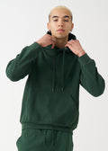 Hunter Green Heavy Blend Fleece Hooded Sweatshirt