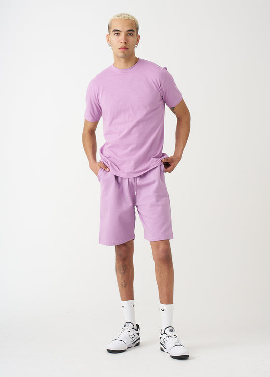 Lilac T-Shirt And Short Set