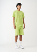 Lime T-Shirt And Short Set