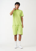 Lime T-Shirt And Short Set