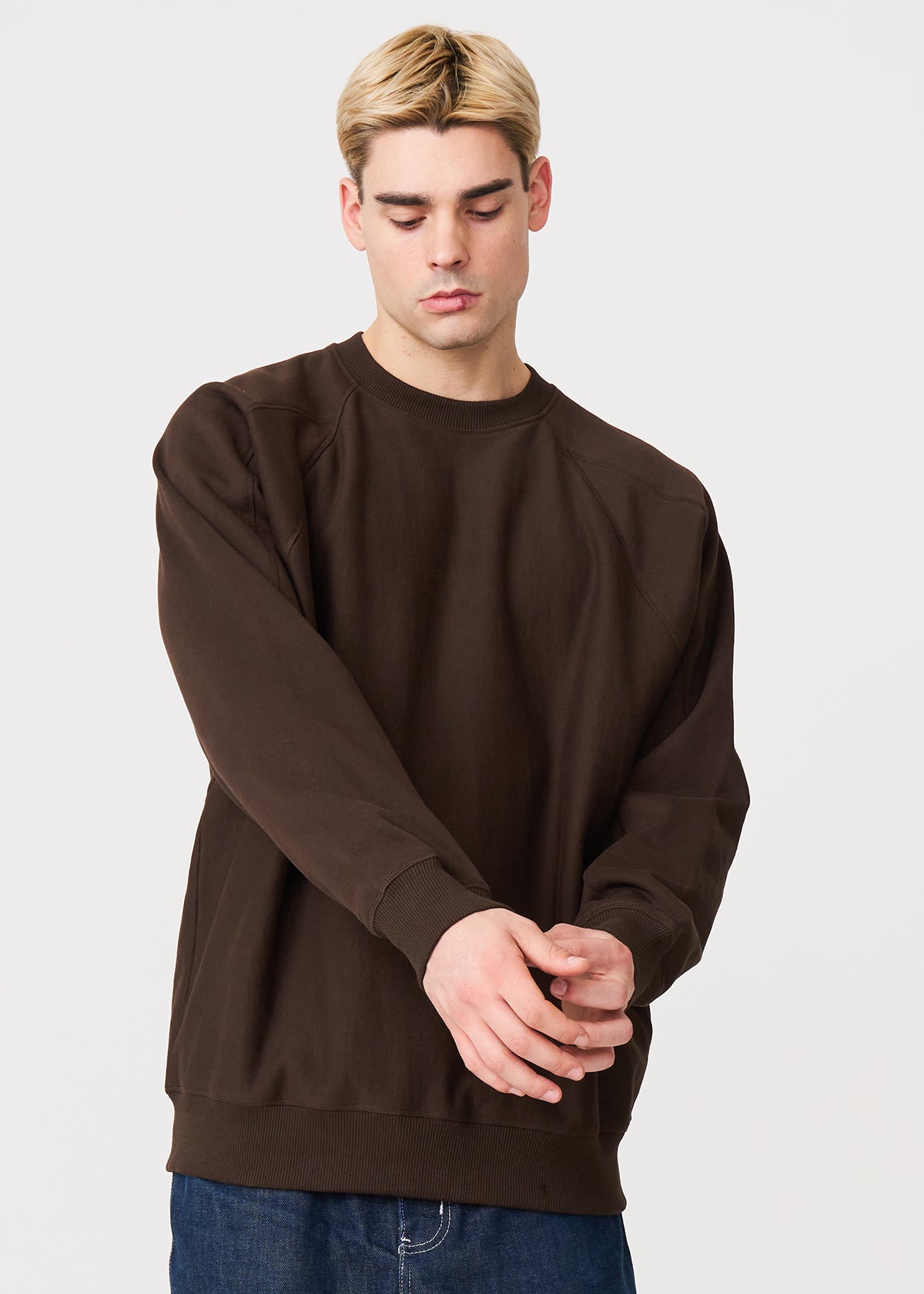 14 OZ Oversized Fleece Heavyweight Crewneck Sweatshirt