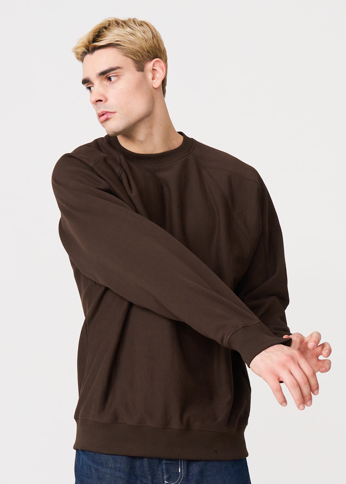 14 OZ Oversized Fleece Heavyweight Crewneck Sweatshirt