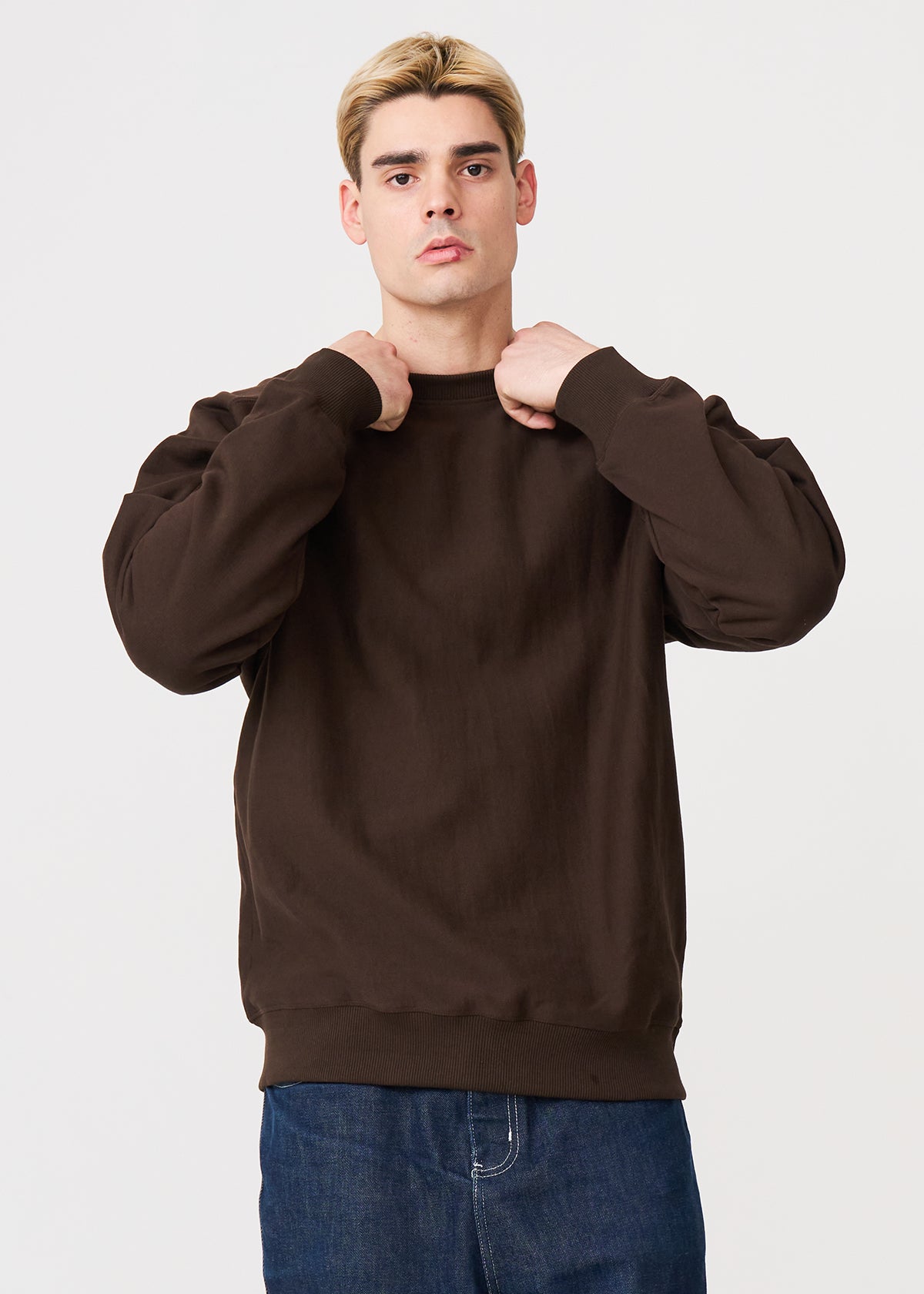 14 OZ Oversized Fleece Heavyweight Crewneck Sweatshirt
