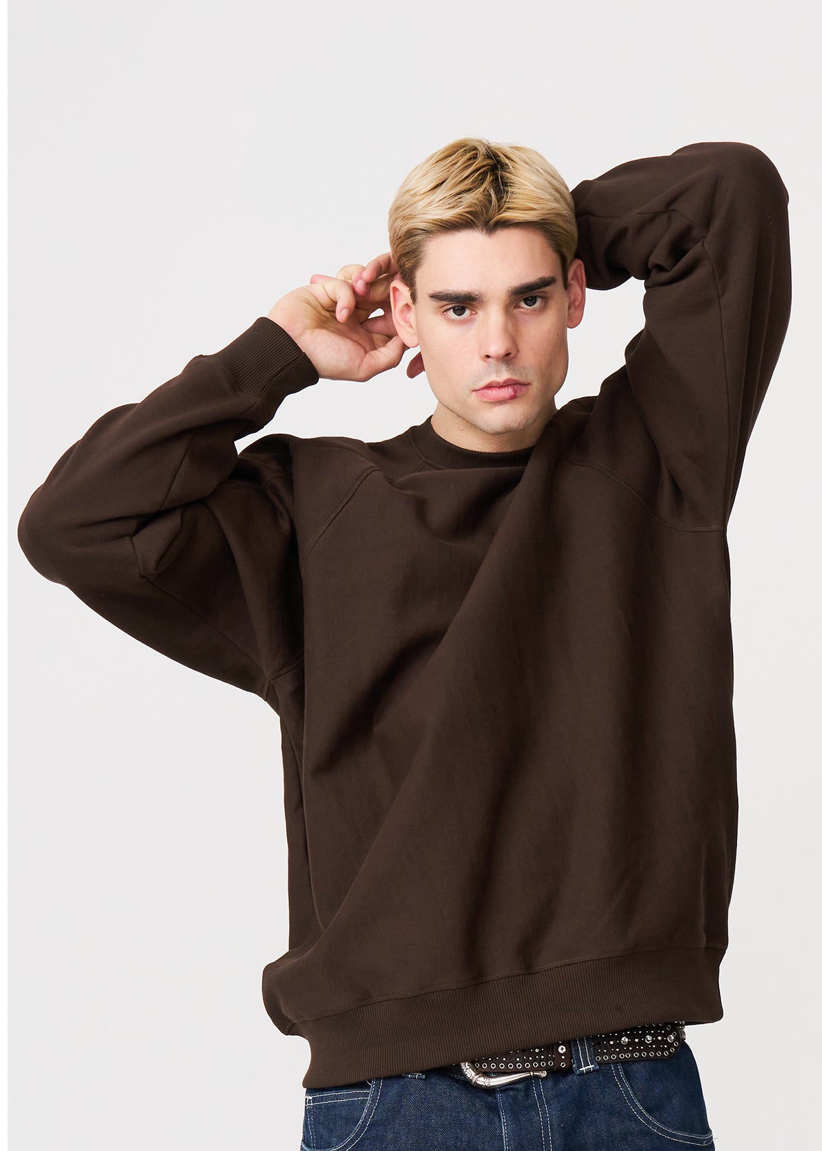 14 OZ Oversized Fleece Heavyweight Crewneck Sweatshirt