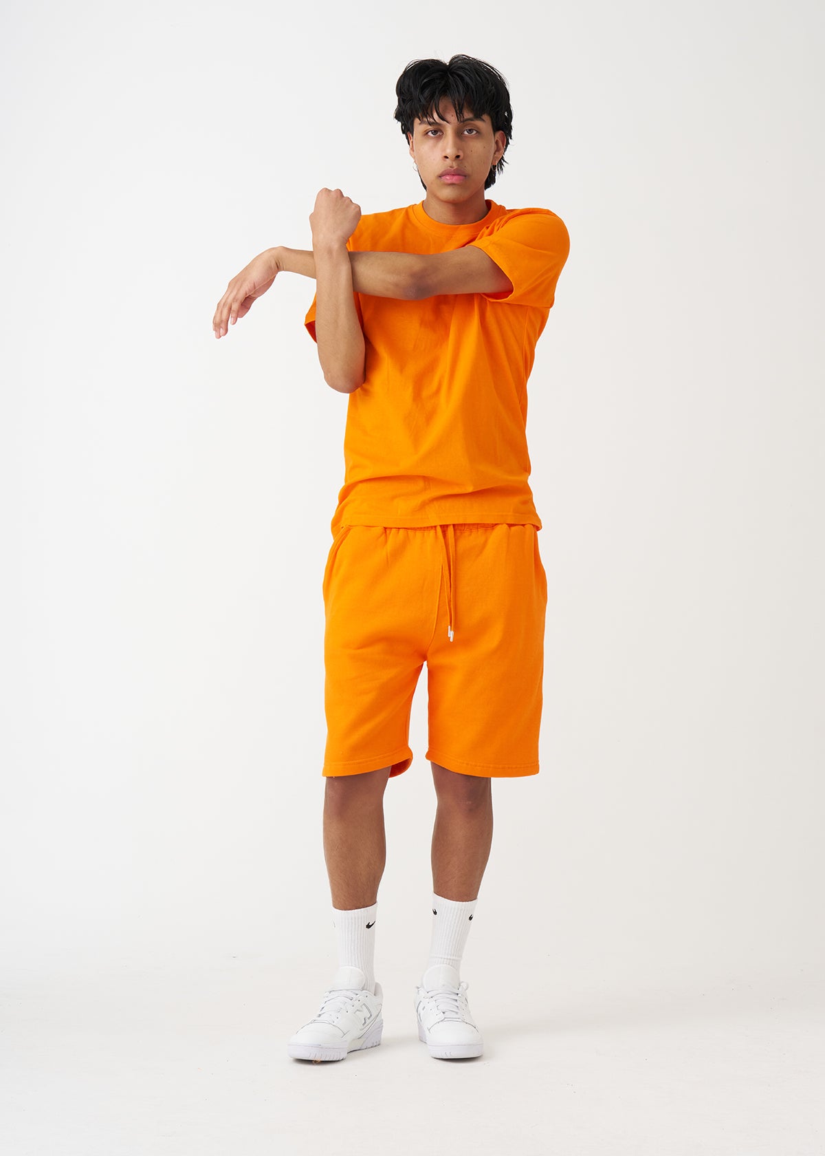 Orange T-Shirt And Short Set