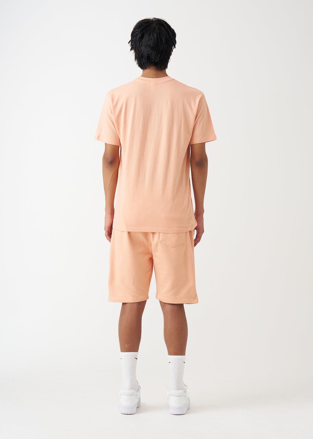 Peach T-Shirt And Short Set