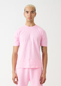 Pink Combed Cotton T-Shirt