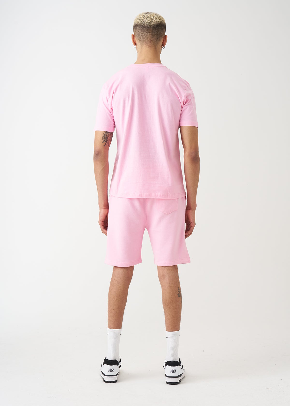 Light Pink T-Shirt And Short Set