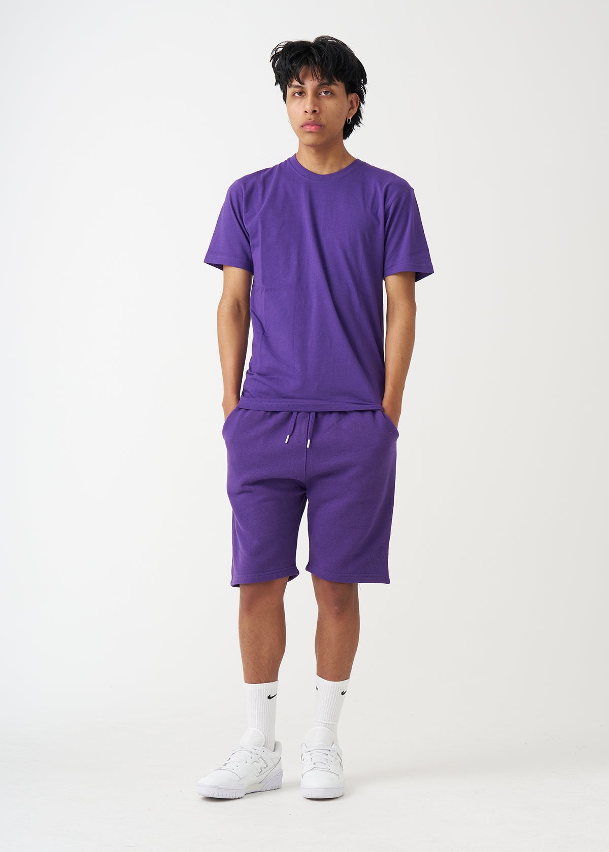 Purple T-Shirt And Short Set