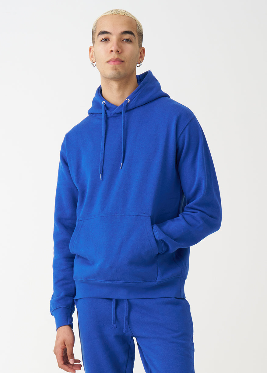 Royal Blue Heavy Blend Fleece Hooded Sweatshirt