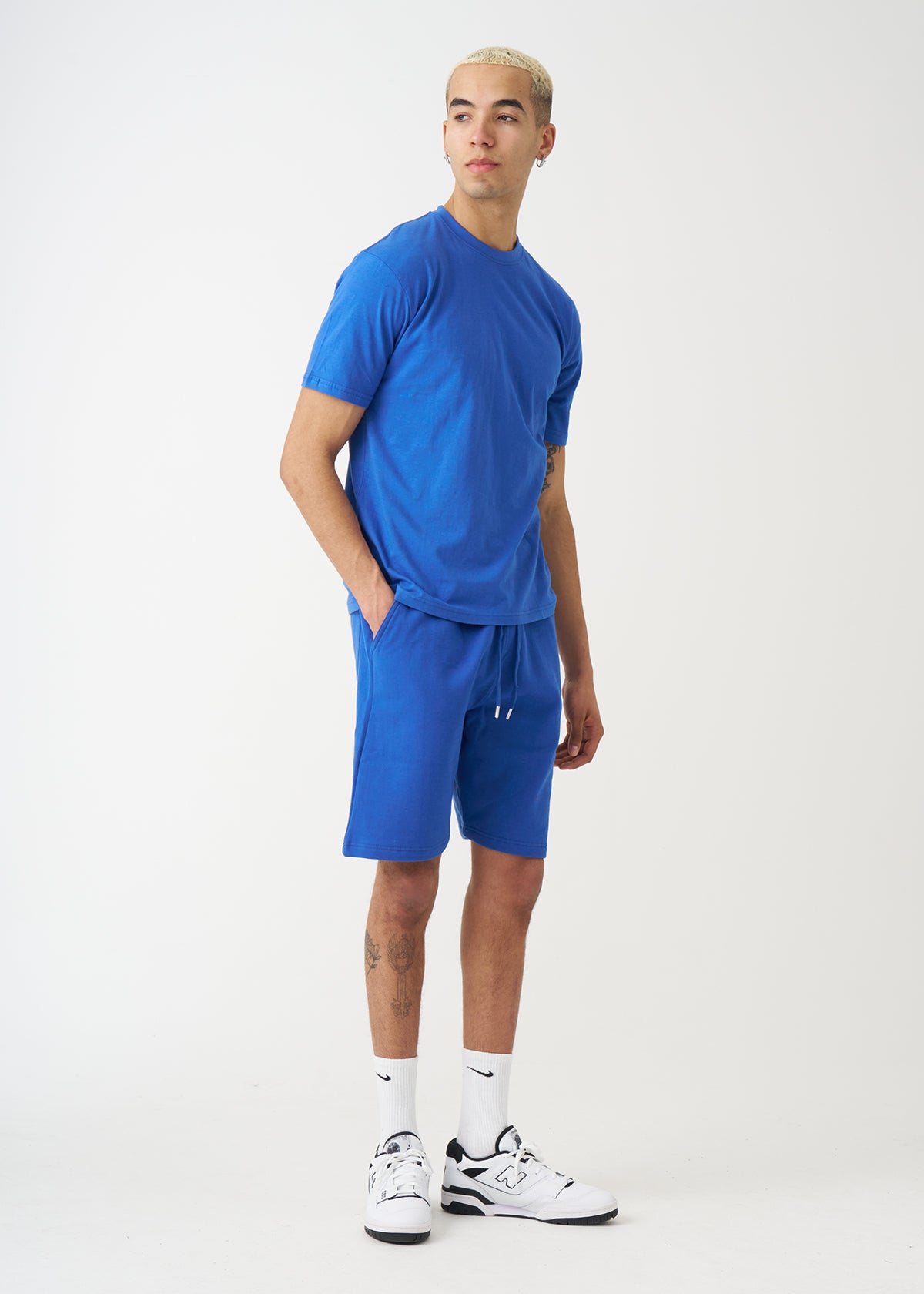 Royal Blue T-Shirt And Short Set