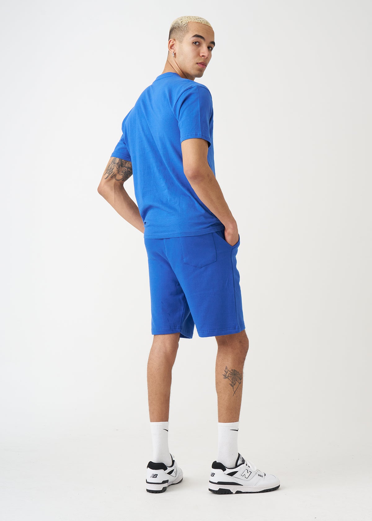 Royal Blue T-Shirt And Short Set