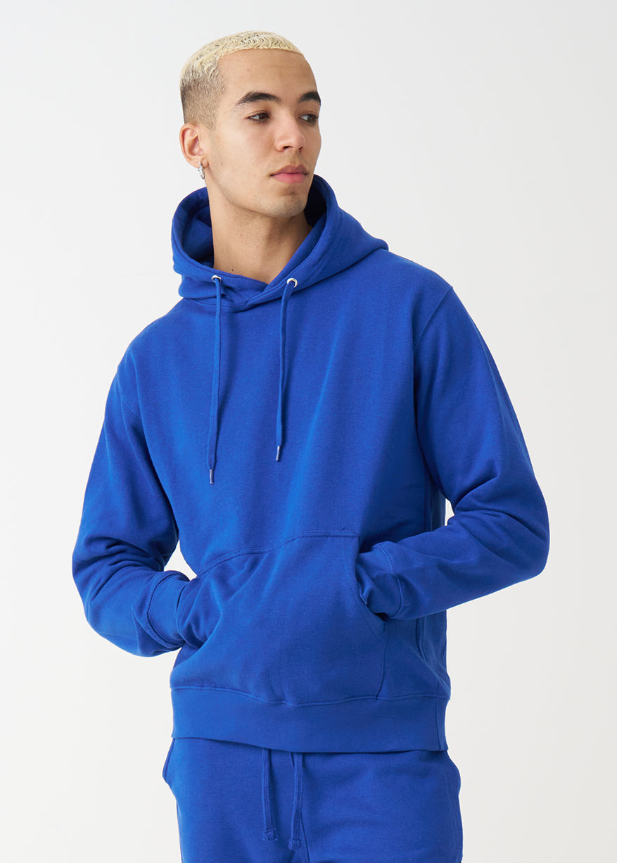 Royal Blue Heavy Blend Fleece Hooded Sweatshirt