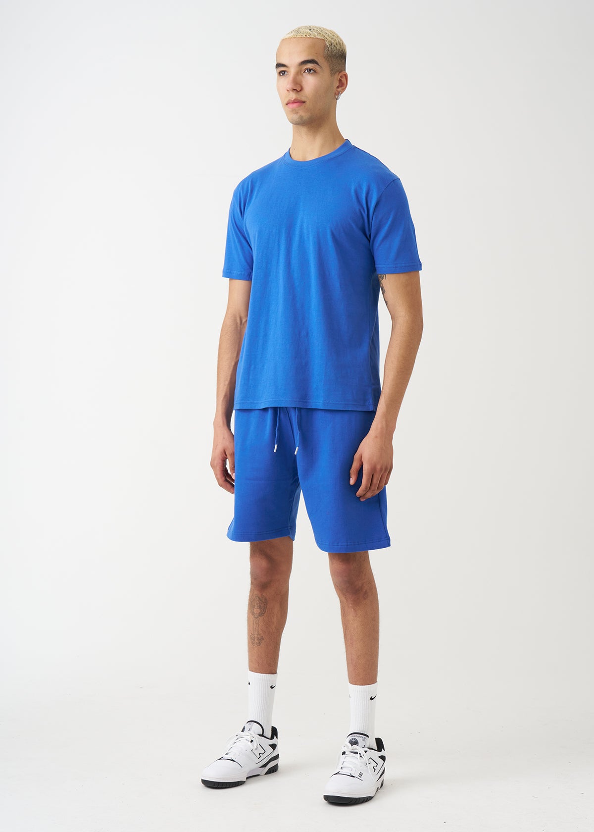 Royal Blue T-Shirt And Short Set