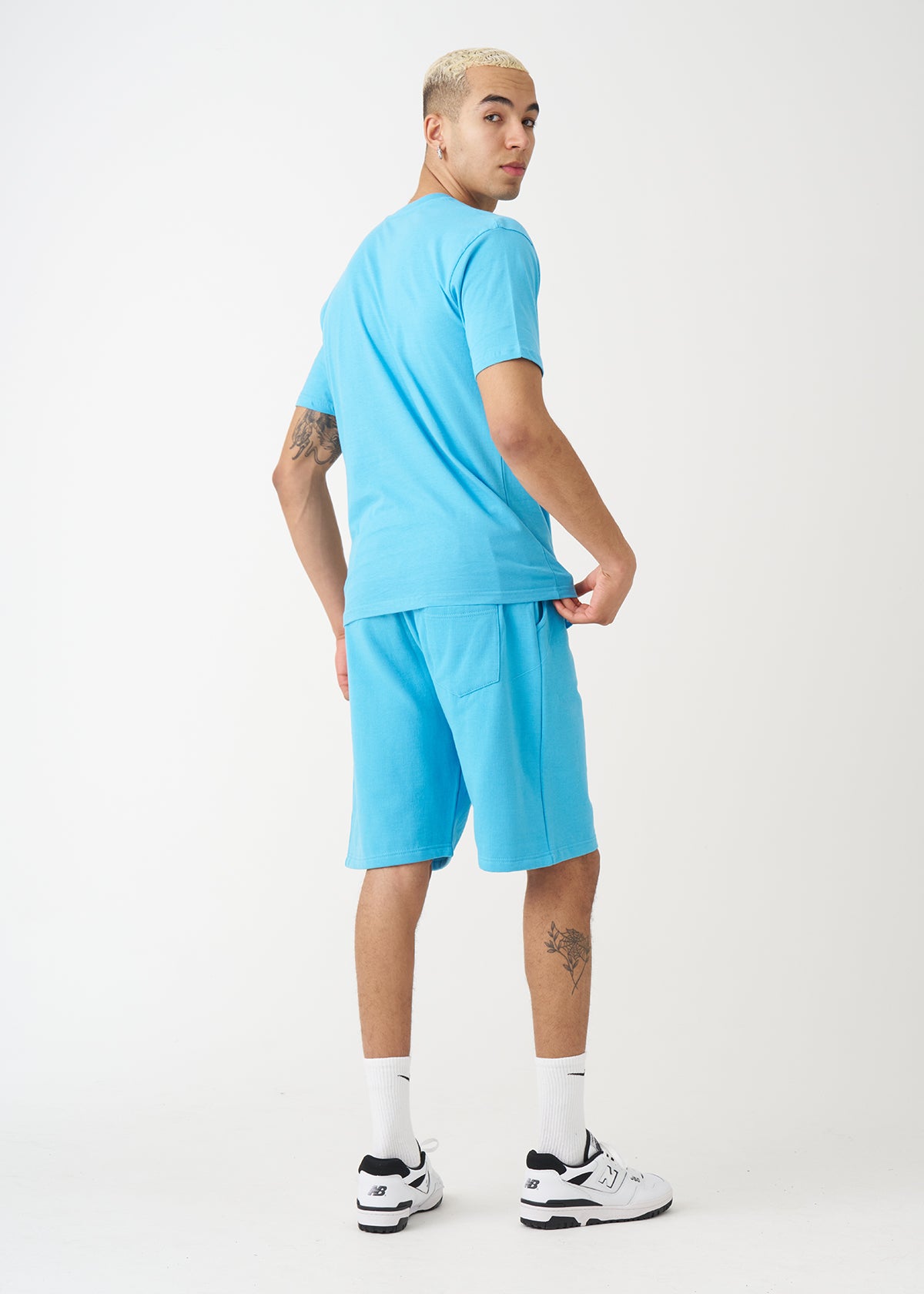 Sky Blue T-Shirt And Short Set