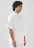 10 OZ Mock-Neck Oversized Interlock T-Shirt