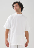10 OZ Mock-Neck Oversized Interlock T-Shirt
