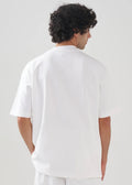 10 OZ Mock-Neck Oversized Interlock T-Shirt