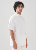 10 OZ Mock-Neck Oversized Interlock T-Shirt